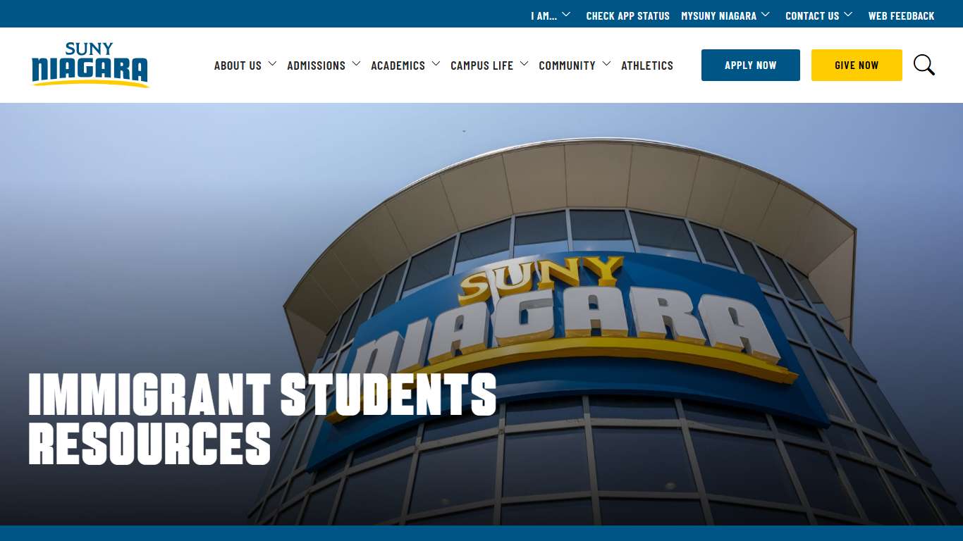 Immigrant Students Resources - SUNY Niagara